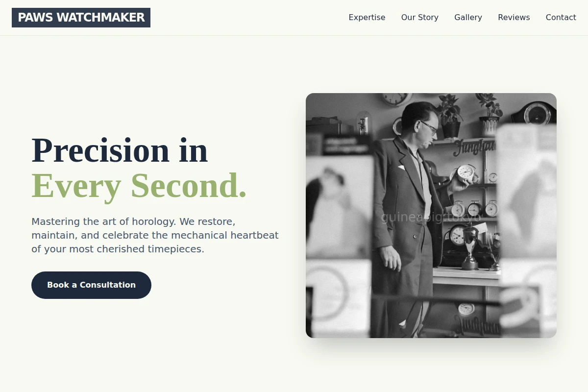 Paws Watchmaker