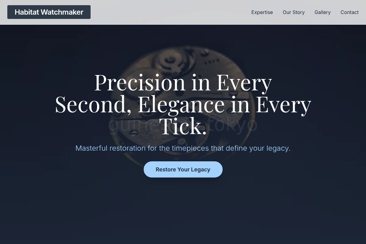 Habitat Watchmaker